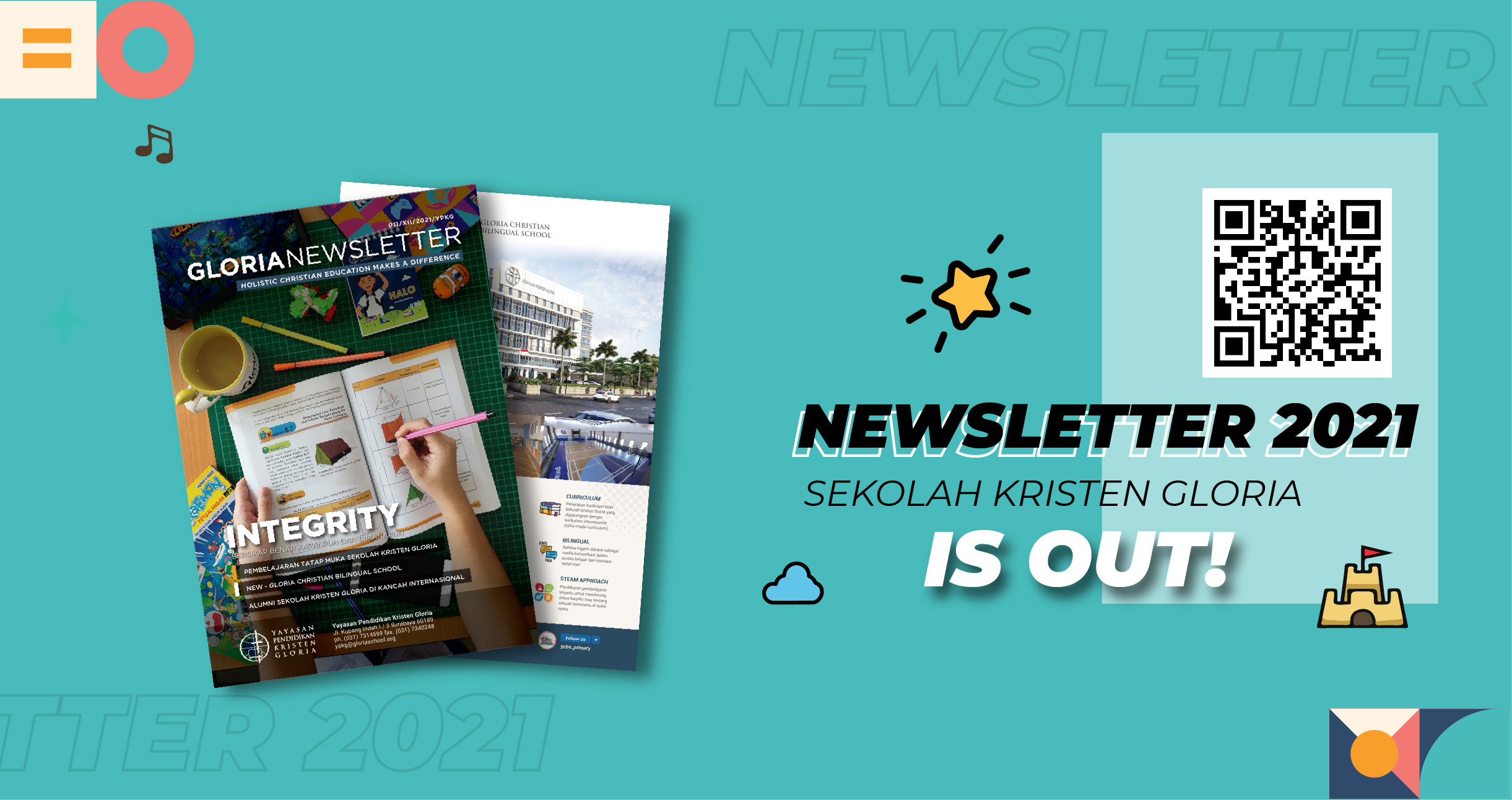 Gloria Newsletter Edisi Tahun 2021 Sekolah Kristen Gloria